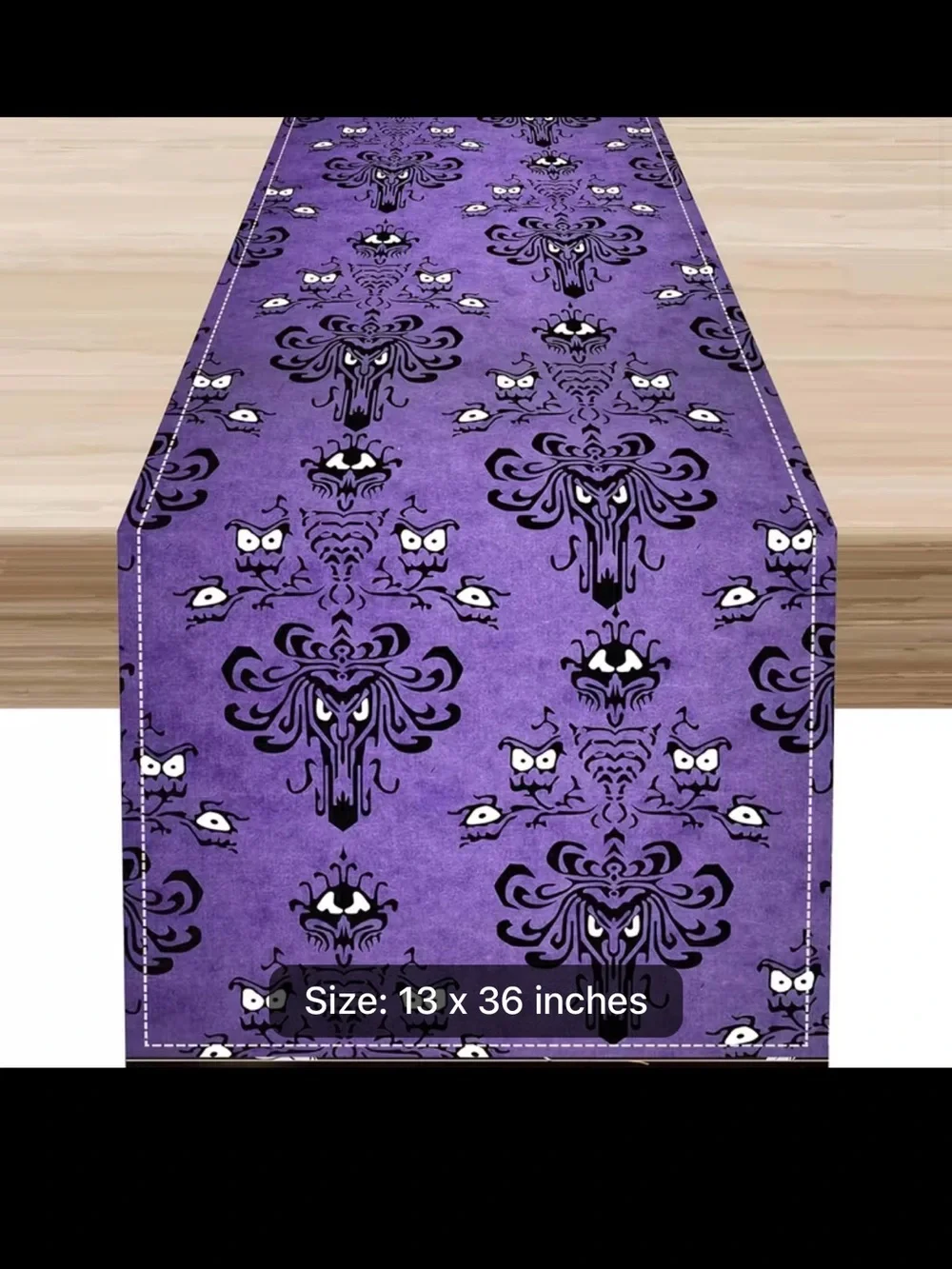 Haunted Mansion Table Runner